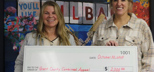 NorthWestern Energy Donates $2000 to Grant County Combined Appeal