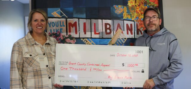 Big Sioux Pork Donates $1000 to Grant County Combined Appeal