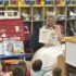 Snow Queen Reads to Milbank Elementary Students