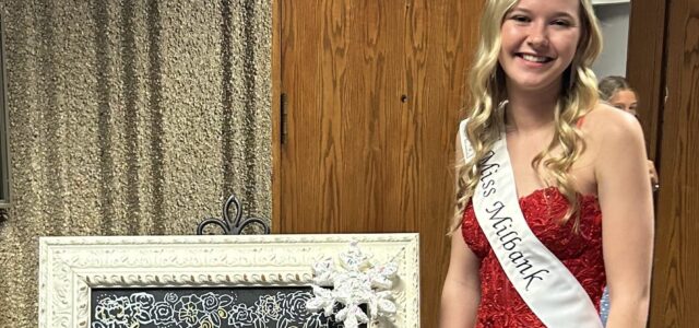 Miss Milbank Olivia Foell Competes at State Snow Queen Tonight