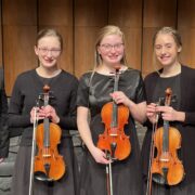 Tschetter, Jay, and Wipf Play in Northern Honors Orchestra