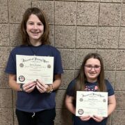 Porter and Neugebauer Win Local Patriot’s Pen Contest