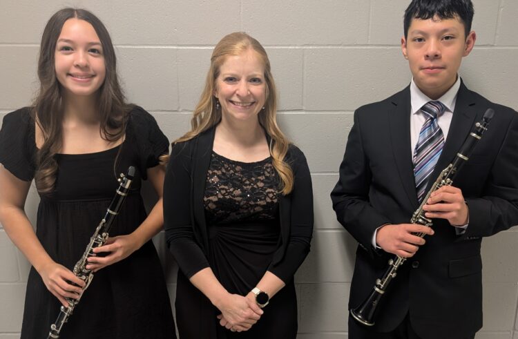Untalan and Mendoza Perform in Middle School All-State Band
