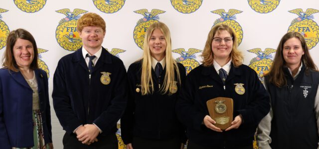 Schweer Takes First Place in Vet Science at State FFA