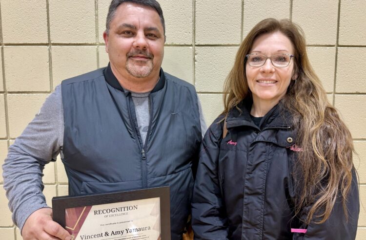 Vince and Amy Yamaura Recognized by Bulldog Booster Club