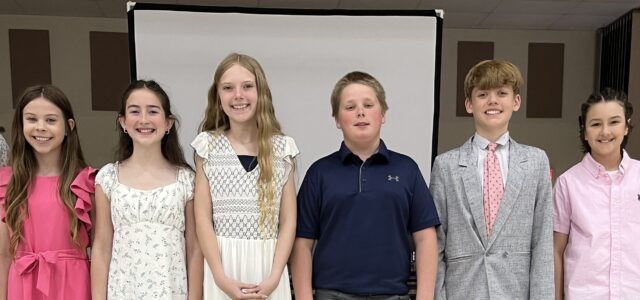 Graduation for Sixth Graders Held at St. Lawrence