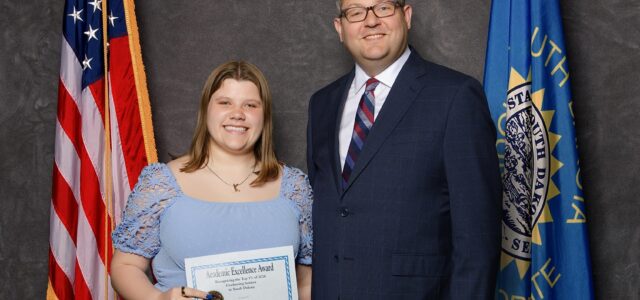 Keira Steffen Honored at State Academic Excellence Luncheon