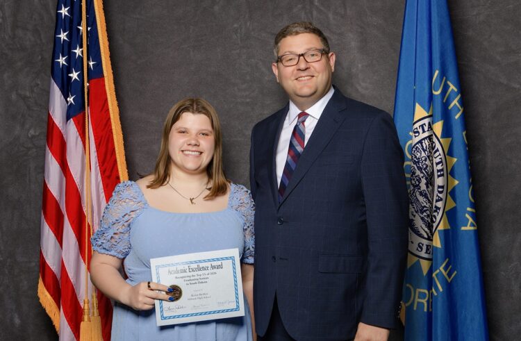 Keira Steffen Honored at State Academic Excellence Luncheon