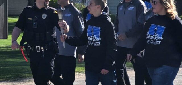 Special Olympics Torch Travels Through Milbank Today