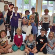 Sandy Hanson Entertains Kids at Big Stone Library