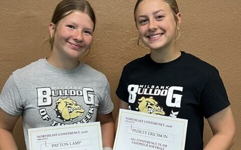 Paisley Ericsson and Payton Lamp Named Softball All-Conference