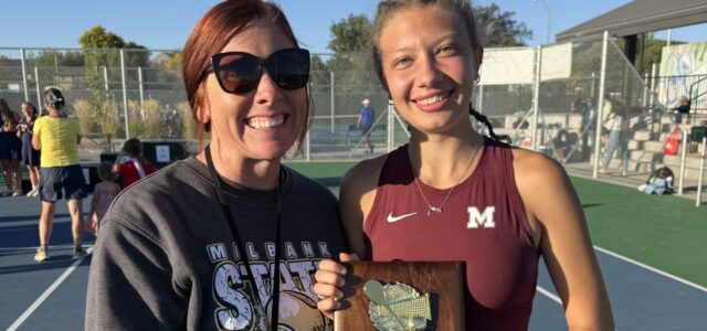 Jenna Korstjens Wins Spirit of Max Award at State Tennis 
