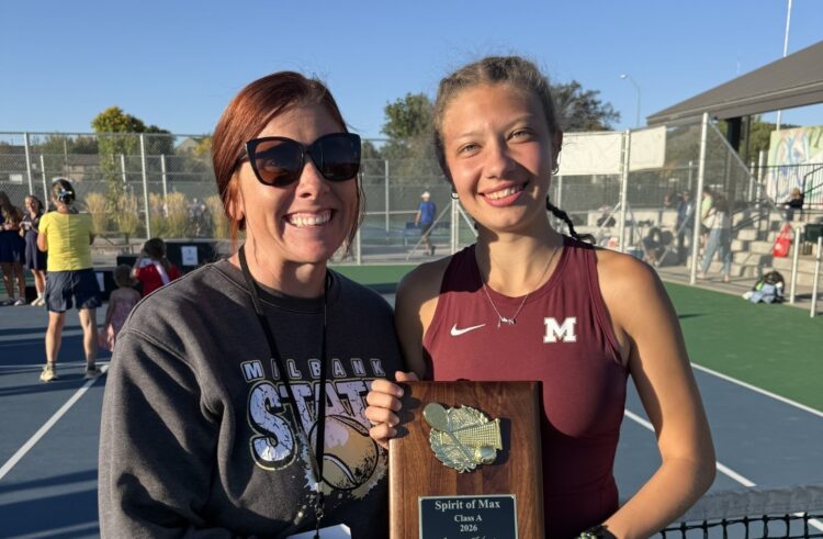 Jenna Korstjens Wins Spirit of Max Award at State Tennis