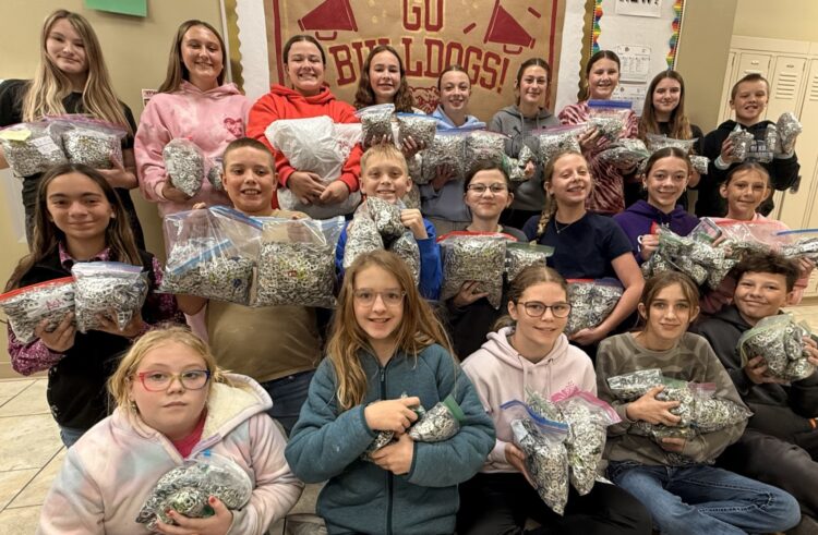Middle Schoolers Collect Pop Tabs for Ronald McDonald House